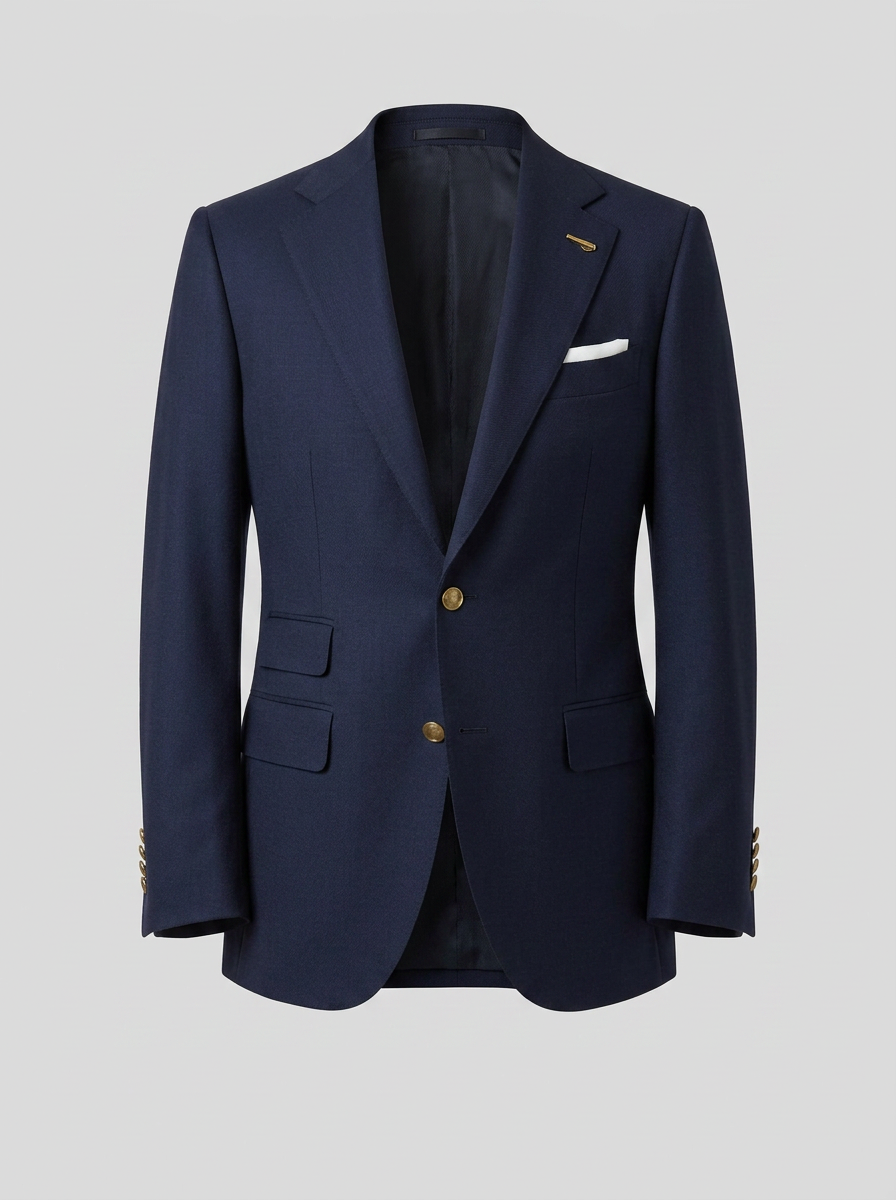 Navy made-to-measure suit